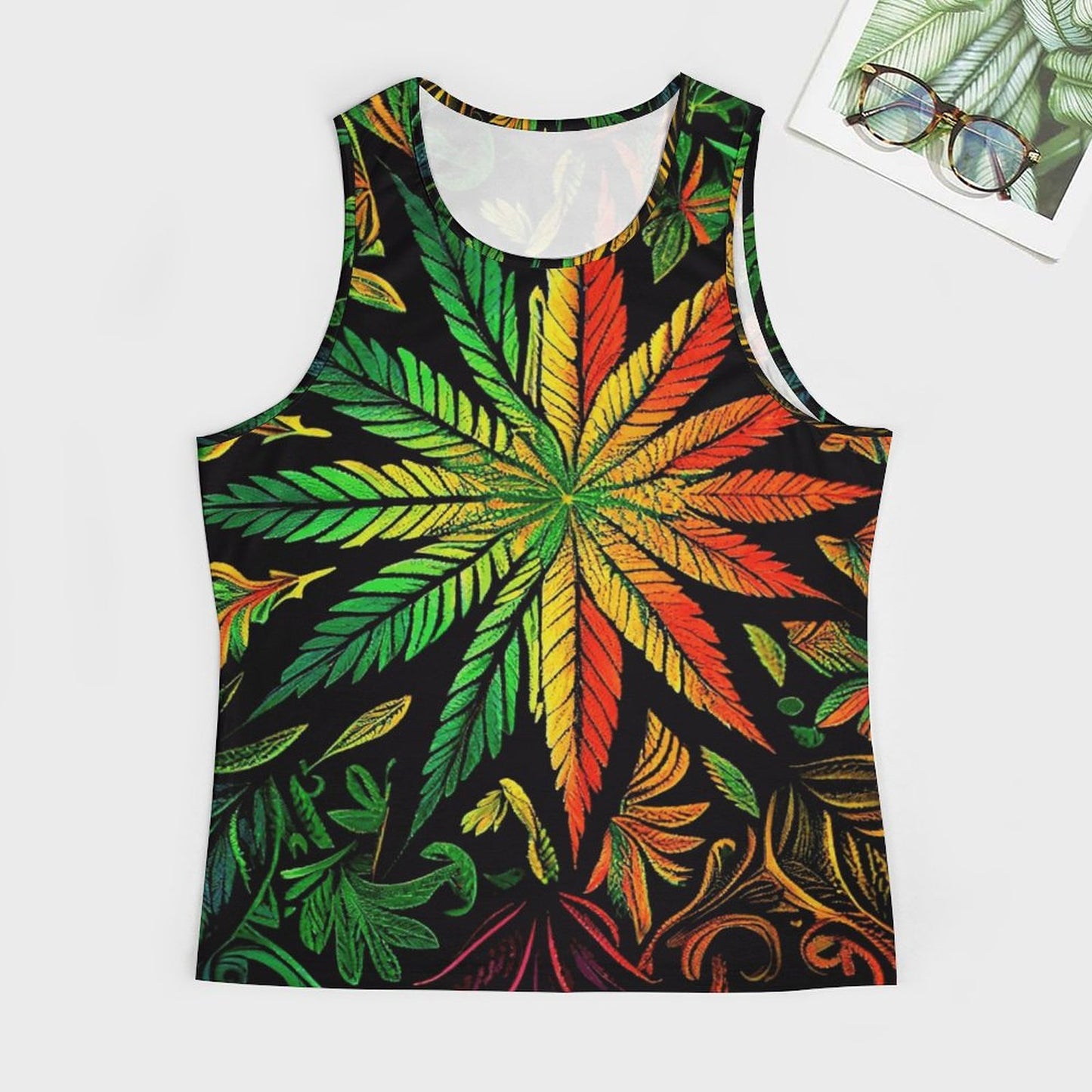 Colorful Flower Men's Next Level Tank Top