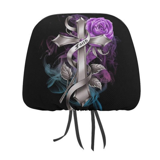 Faith Car Headrest Covers